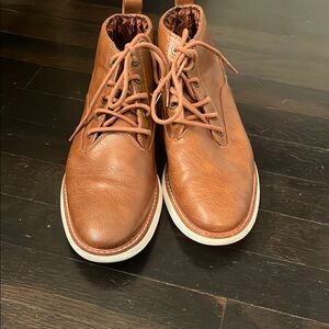 Ben Sherman Tan Leather Kid’s Oxfords